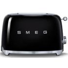 Smeg Black 50's Retro Style 2 Slice Toaster - TSF01BLSA