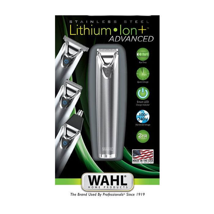 wahl lithium ion advanced trimmer kit