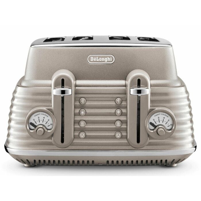 Delonghi Scultura Beige Toaster - CTZS4003.BG Hirsch's