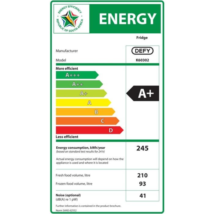 Defy fridge power consumption new arrivals