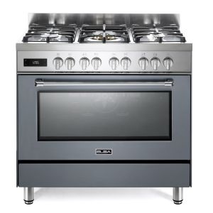 Elba 90cm Excellence 5 Gas Burner Cooker (Slate Grey) - 01/9S4EX937NG