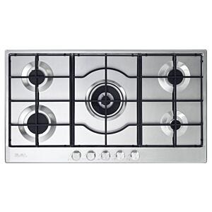 Elba Elio Light 70cm Stainless Steel 5 Burner Gas Hob - ELIO75-545L