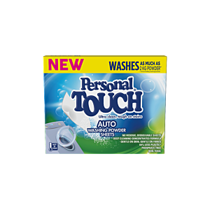 Personal Touch Auto Washing Powder Sheets - PT162 