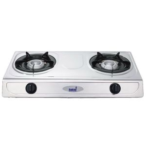 Totai 2 Plate Stainless Steel Gas Hot Plate -  26/011