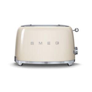 Smeg Cream 50's Retro Style 2 Slice Toaster - TSF01CRSA 