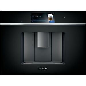 Siemens 18.9kg Black IQ700 Built-In Fully Automatic Coffee Machine - CT718L1B0
