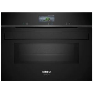 Siemens 60x45cm Black Studioline Oven Compact Microwave - CM936GCB1