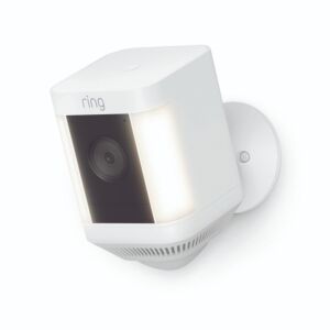Ring - Spotlight Cam Plus Battery- White