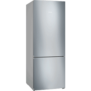 Siemens 186 x 70cm Stainless Steel iQ300 Combi Bottom Freezer Freestanding Fridge-Freezer - KG55NVIE0N