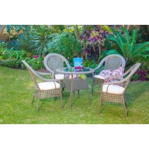 Jost Garden Table with 4 Chairs - A649