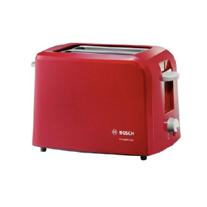 Bosch 2 Slice Red Toaster - TAT3A014 