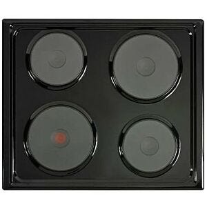 Defy 60cm Black Solid Electric Hob - DHD332 