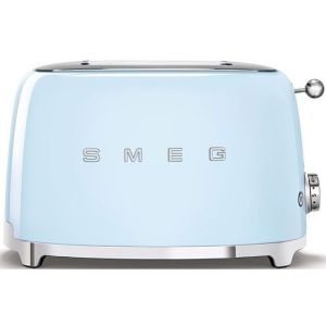 Smeg Pastel Blue 50's Retro Style 2 Slice Toaster - TSF01PBSA