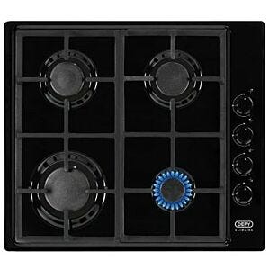 Defy 60cm Black Gas Hob - DHG132 