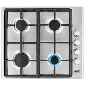 Defy Slimline Gas Hob Side Control Stainless Steel - DHG133