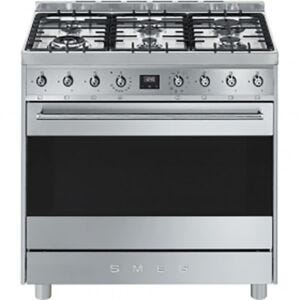 Smeg 90cm Stainless Steel Gas/Electric Stove - C9MAXSSA9