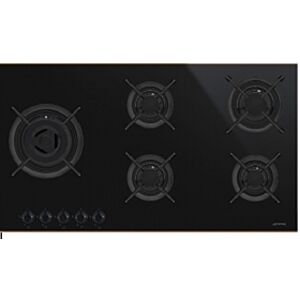 Smeg 90cm 5 burner Gas on Glass - PV695LCNR