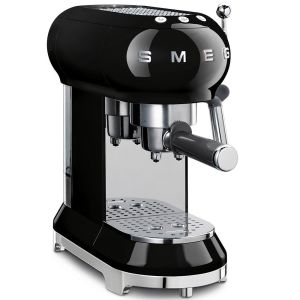 Smeg Black Espresso Coffee Machine - ECF01BLEUSA 