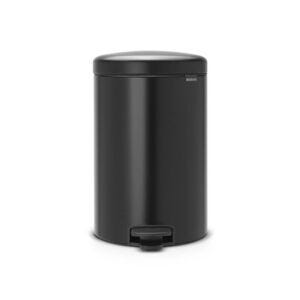 Brabantia 20L Matt Blck Newicon Pedal Bin - 114106 