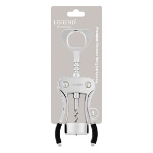 Legend Premium Chrome Winged Corkscrew - 600626