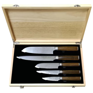  Snappy Chef Damascus 5 Knife Combo Set - SCDK001