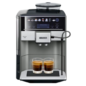 Siemens Auto Espresso Coffee Machine - TE655203RW + FREE 1kg Tribeca coffee beans and glass coffee cup set!