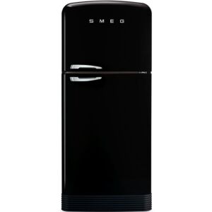 Smeg Retro Black Vintage Fridge - FAB50RBL