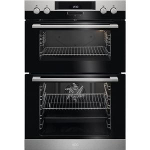 AEG 60cm Stainless Steel Double Oven - DCK431110M 