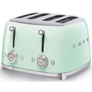Smeg 4 Slice Pastel Green 50's Retro Style Toaster - TSF03PGSA 
