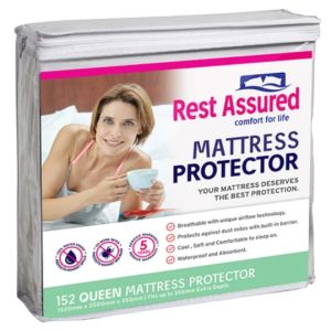 Rest Assured 152cm Quilted Mattress Protector