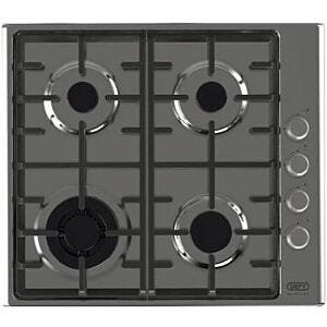 Defy Slimline Gas Hob Side Control (Stainless Steel) - DHG602