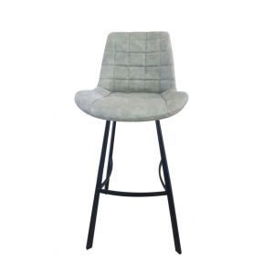 Grey Ribbed Bar Chair - HY80006-T