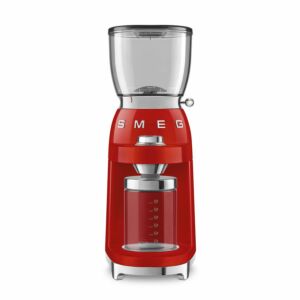 Smeg Red Retro Coffee Grinder - CGF01RDEU