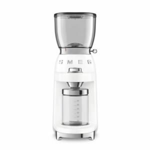 Smeg white Retro Coffee Grinder - CGF01WHEU