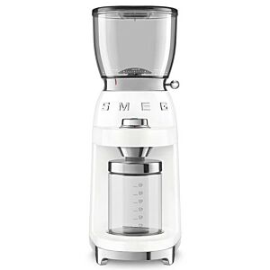 Smeg white Retro Coffee Grinder - CGF01WHEU