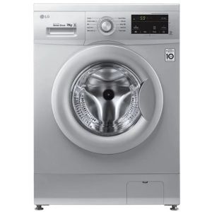 LG 7kg Luxury Silver Front Loader Washing Machine - FH0J3HDNP5P 