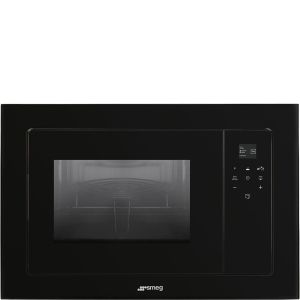 Smeg Black Glass Microwave - FMI120N2