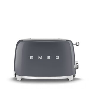 Smeg Retro 2 Slice Toaster Slate Grey - TSF01GREU/SA
