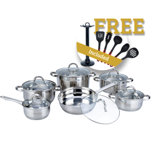 Snappy Chef 12pc Supreme Cookware Set - SSCS012