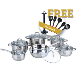 Snappy Chef 12pc Supreme Cookware Set - SSCS012