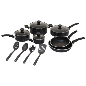 Tefal 14-piece  Comfort non-stick Cookware set (Black)