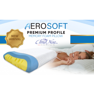 Cloud Nine Aerosoft Memory Foam Pillow