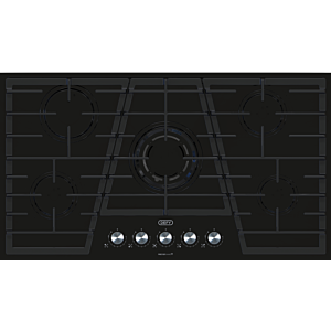 Defy 90cm 5Burner Gas On Glass Hob - DHG931