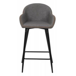 Jost P.U Leather Grey Kitchen Bar Stool - KT-Y211