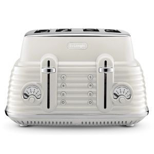 Delonghi Scultura White Toaster - CTZS4003.W