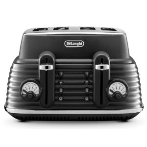 Delonghi Scultura Black Toaster - CTZS4003.BK