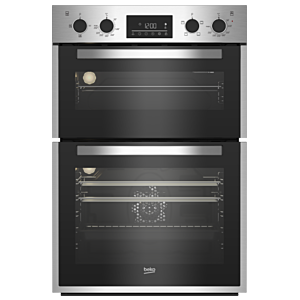 Beko 60cm Built-In Double Oven Inox - BBDF26300X 