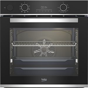 Beko 60cm Black Built-In Steam Assist Oven - BBIS13300XMSE