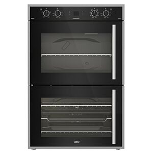Defy Gemini Thermofan+ Double Oven Black - DBO767