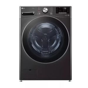 LG 21kg Black Steel Front Loader Washing Machine - F0P2CYV2E